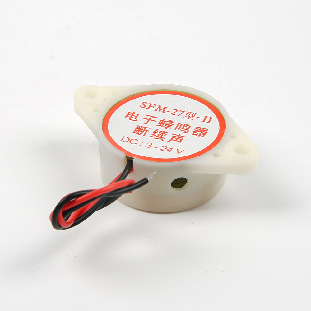 Пьезоизлучатель (зуммер) активный SFM-27 3-24В прерывный